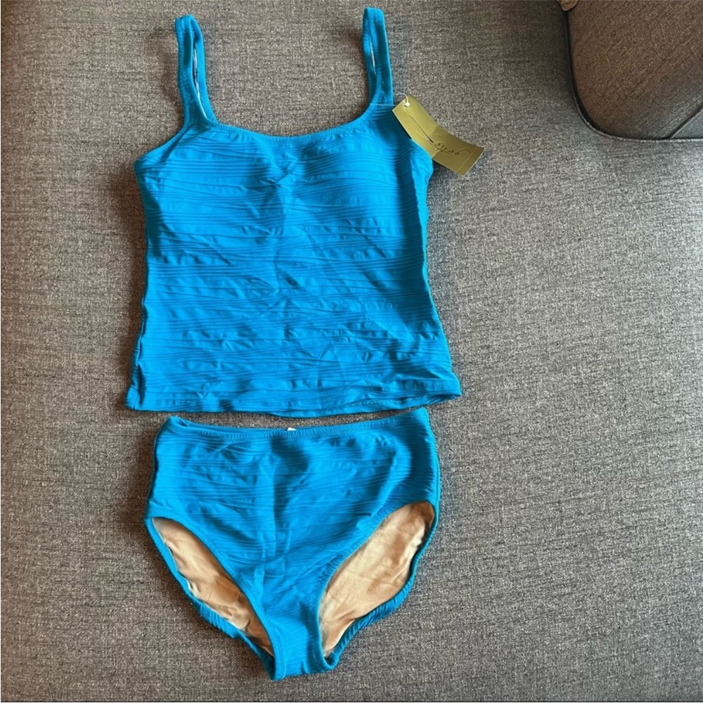 GOTTEX Two Piece Tankini Swimsuit - Blue